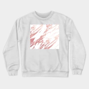 Snow white rose gold Crewneck Sweatshirt